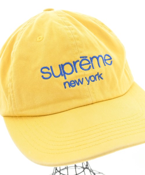Supreme（シュプリーム）キャップ 黄 サイズ:- メンズ/2200708106099