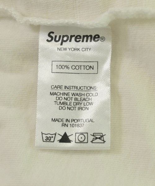 Supreme（シュプリーム）Tシャツ・カットソー 白 サイズ:S メンズ/2200709060079