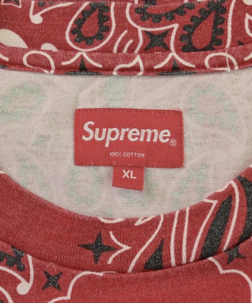 Supreme（シュプリーム）Tシャツ・カットソー 赤 サイズ:XL メンズ/2200705238120