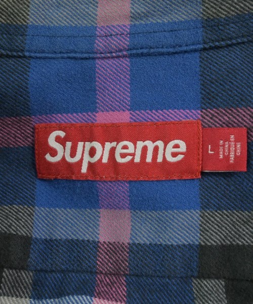 Supreme（シュプリーム）カジュアルシャツ 青 サイズ:L メンズ/2200709442011