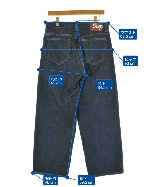Supreme（シュプリーム）デニムパンツ 紺 サイズ:30(M位) メンズ/2200709746010