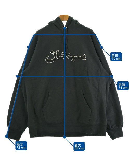 Supreme（シュプリーム）パーカー 黒 サイズ:XXL メンズ/2200709975021