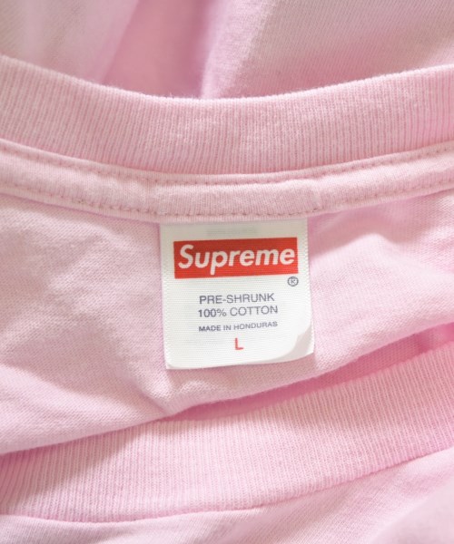 Supreme（シュプリーム）Tシャツ・カットソー ピンク サイズ:L メンズ/2200710050045