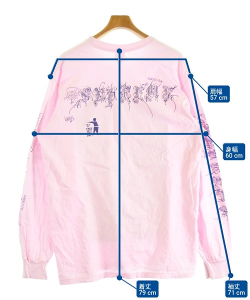 Supreme（シュプリーム）Tシャツ・カットソー ピンク サイズ:L メンズ/2200710050045