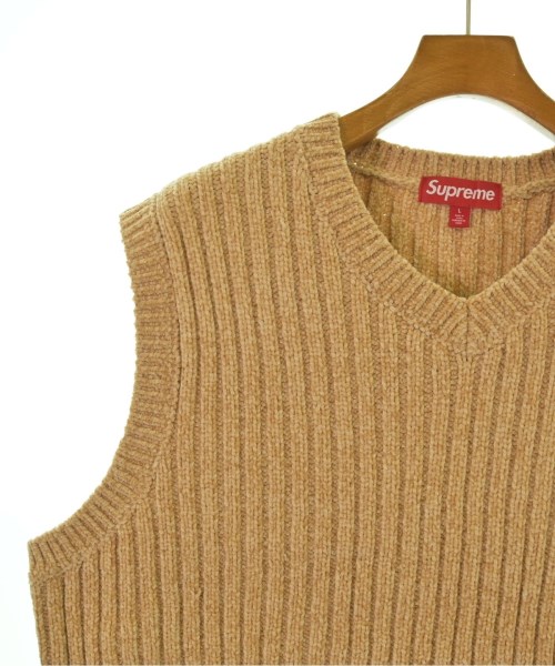 Supreme（シュプリーム）ベスト ベージュ サイズ:L メンズ/2200662618027