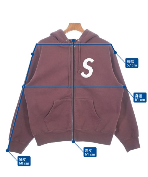 Supreme（シュプリーム）パーカー 赤 サイズ:S メンズ/2200663273034
