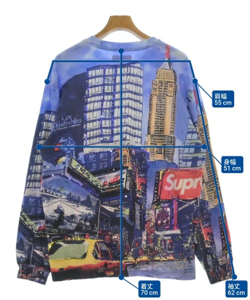 Supreme（シュプリーム）Tシャツ・カットソー 青 サイズ:M メンズ/2200663467082