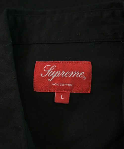 Supreme（シュプリーム）カジュアルシャツ 黒 サイズ:L メンズ/2200659820037