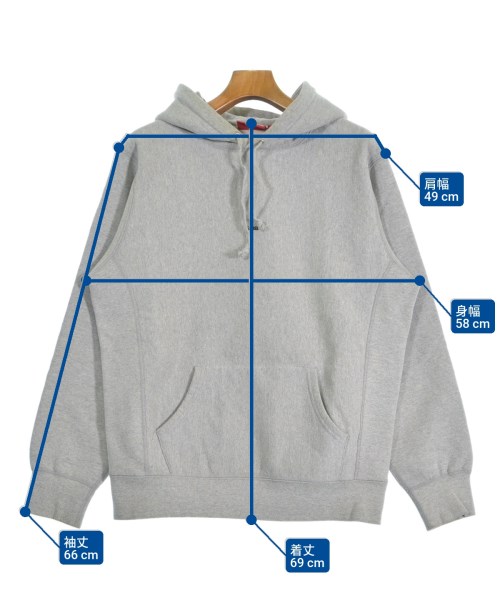 Supreme（シュプリーム）パーカー グレー サイズ:M メンズ/2200659491107