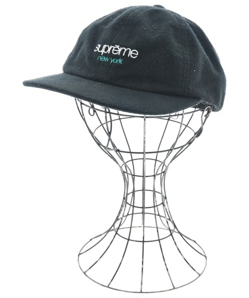 Supreme(シュプリーム)キャップ 黒 サイズ:58cm/2200663938032