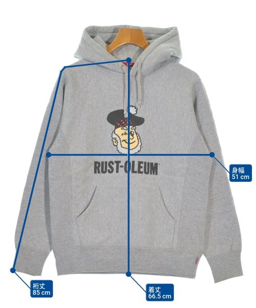 Supreme（シュプリーム）パーカー グレー サイズ:S メンズ/2200664198022