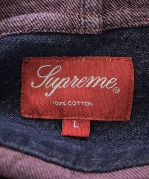 Supreme（シュプリーム）カジュアルシャツ 紺 サイズ:L メンズ/2200664298029