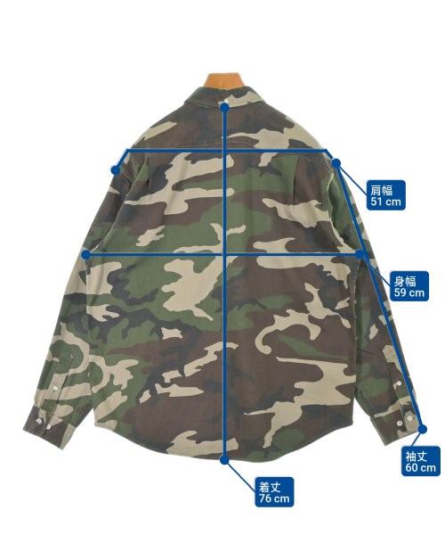 Supreme（シュプリーム）カジュアルシャツ カーキ サイズ:M メンズ/2200664332020