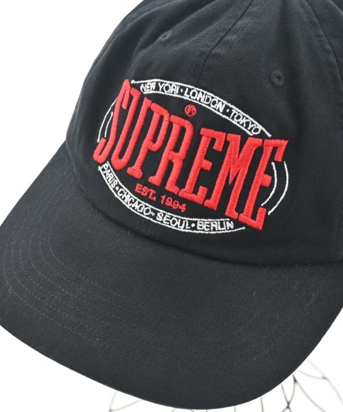 Supreme（シュプリーム）キャップ 黒 サイズ:- メンズ/2200664362034