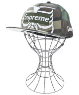 Supreme（シュプリーム）キャップ カーキ サイズ:60.6cm メンズ/2200664751043