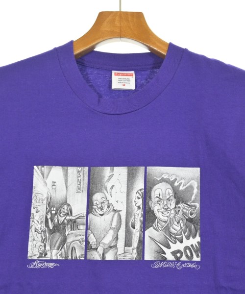 Supreme（シュプリーム）Tシャツ・カットソー 紫 サイズ:M メンズ/2200664751050