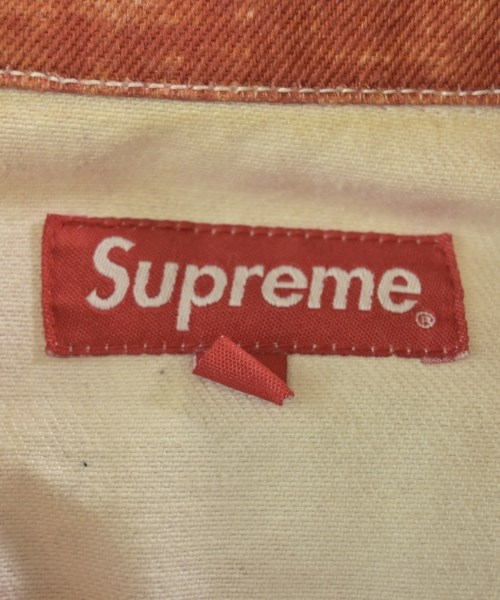 Supreme（シュプリーム）デニムジャケット オレンジ サイズ:M メンズ/2200665039027