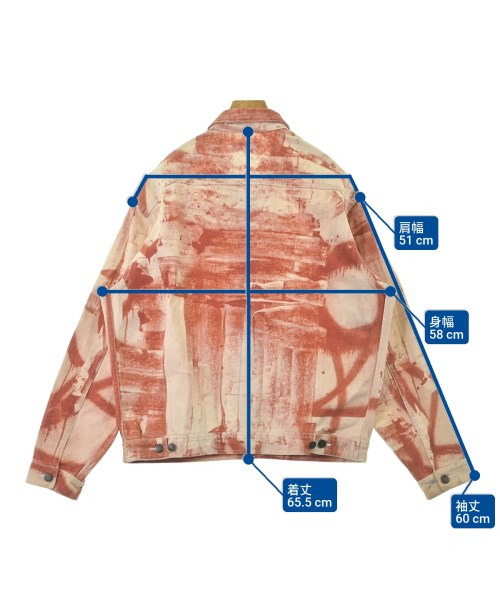 Supreme（シュプリーム）デニムジャケット オレンジ サイズ:M メンズ/2200665039027