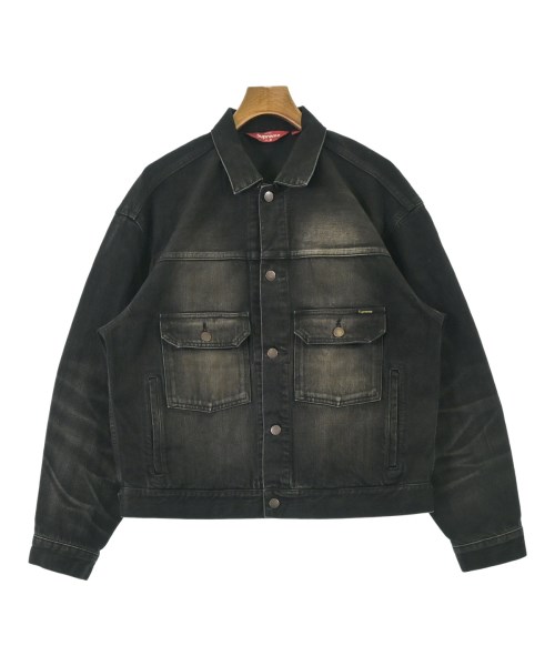 Supreme(シュプリーム)デニムジャケット 黒 サイズ:S/2200665039034