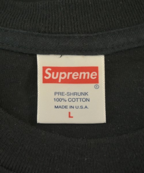 Supreme（シュプリーム）Tシャツ・カットソー 黒 サイズ:L メンズ/2200665475054