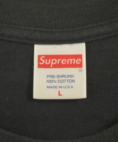 Supreme（シュプリーム）Tシャツ・カットソー 黒 サイズ:L メンズ/2200665475061