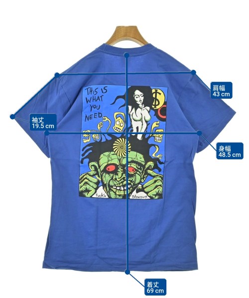 Supreme（シュプリーム）Tシャツ・カットソー 青 サイズ:S メンズ/2200665762048