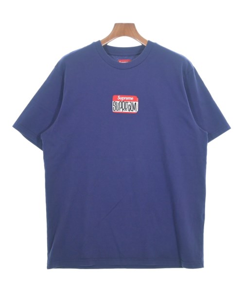 Supreme(シュプリーム)Tシャツ・カットソー 紺 サイズ:L/2200663407378