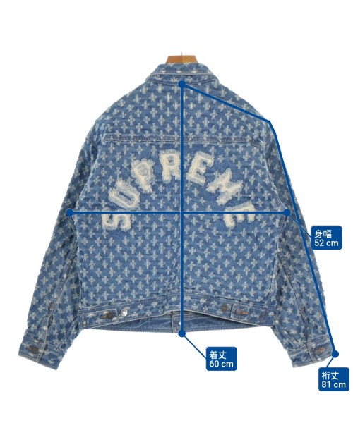 Supreme（シュプリーム）デニムジャケット 紺 サイズ:S メンズ/2200666014047