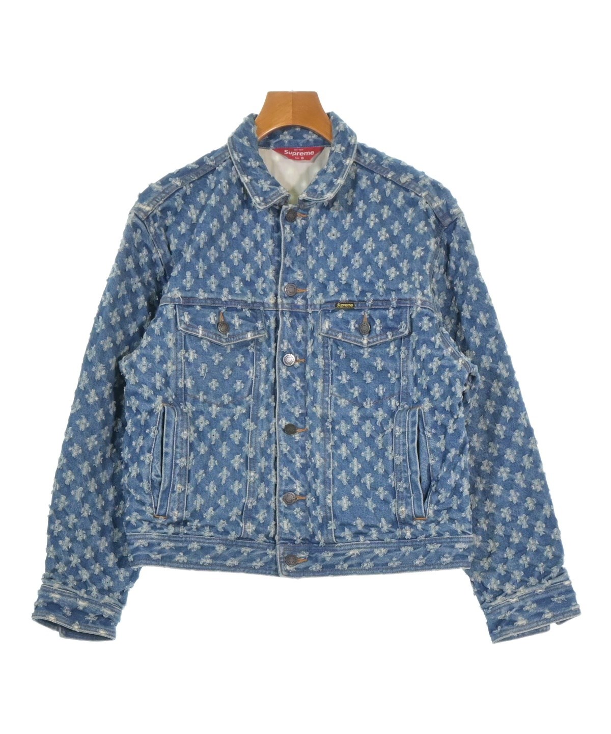 Supremeデニムジャケット Supreme シュプリーム 2025AW Jacquard Logos Denim Trucker Jacket