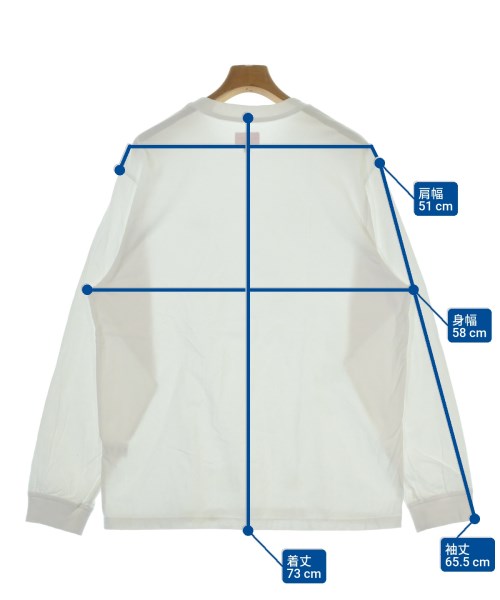 Supreme（シュプリーム）Tシャツ・カットソー 白 サイズ:L メンズ/2200666306029