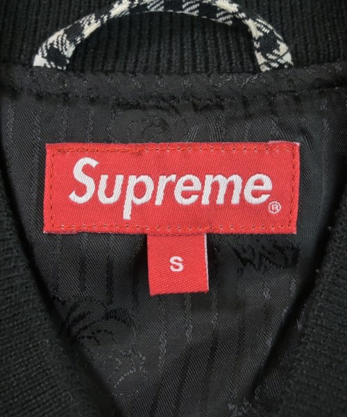 Supreme（シュプリーム）スタジャン 黒 サイズ:S メンズ/2200666312013