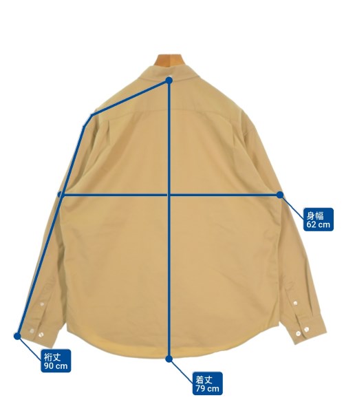 Supreme（シュプリーム）カジュアルシャツ ベージュ サイズ:M メンズ/2200666344014