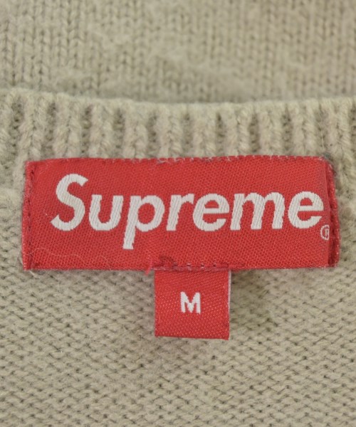 Supreme（シュプリーム）ニット・セーター ベージュ サイズ:M メンズ/2200666398031