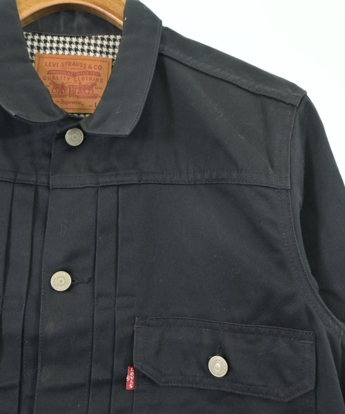 Supreme（シュプリーム）デニムジャケット 紺 サイズ:L メンズ/2200667689015