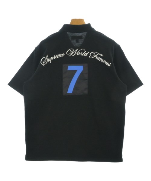 Supreme（シュプリーム）ポロシャツ 黒 サイズ:M メンズ/2200667689060
