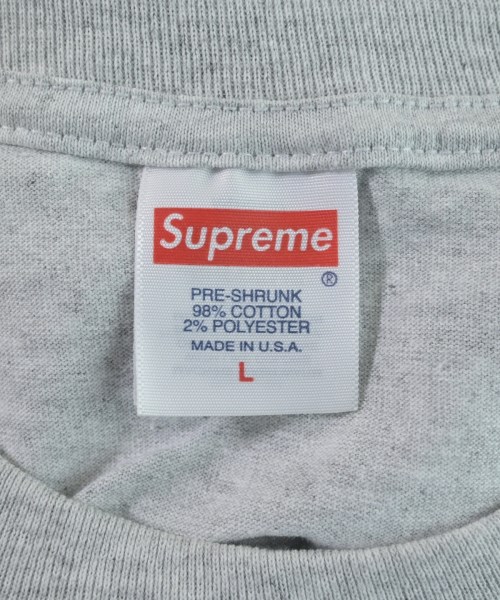 Supreme（シュプリーム）Tシャツ・カットソー グレー サイズ:L メンズ/2200667955028