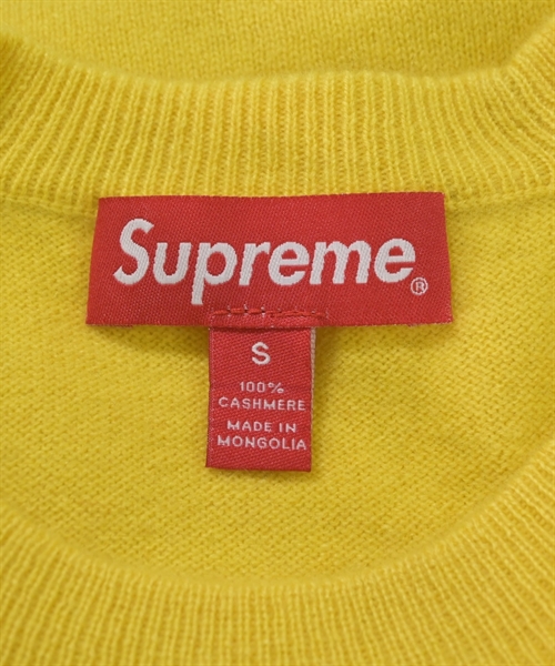 Supreme（シュプリーム）ニット・セーター 黄 サイズ:S メンズ/2200640898267