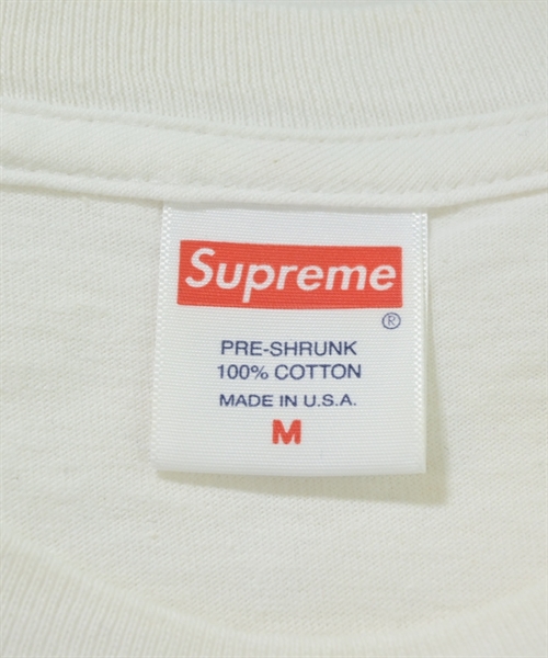 Supreme（シュプリーム）Tシャツ・カットソー 白 サイズ:M メンズ/2200640898311