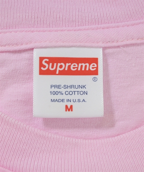 Supreme（シュプリーム）Tシャツ・カットソー ピンク サイズ:M メンズ/2200640898366