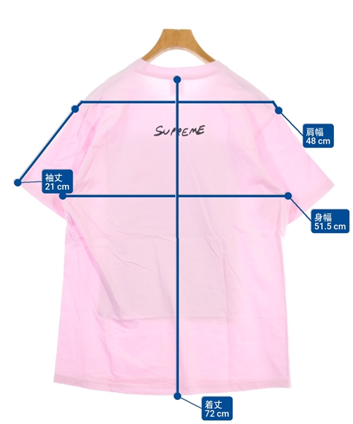 Supreme（シュプリーム）Tシャツ・カットソー ピンク サイズ:M メンズ/2200640898366