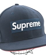 Supreme（シュプリーム）キャップ 紺 サイズ:58.7cm メンズ/2200640898670