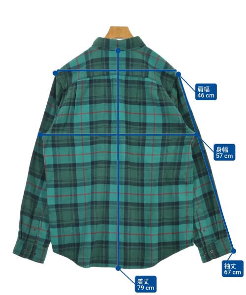 Supreme（シュプリーム）カジュアルシャツ 緑 サイズ:L メンズ/2200668430029