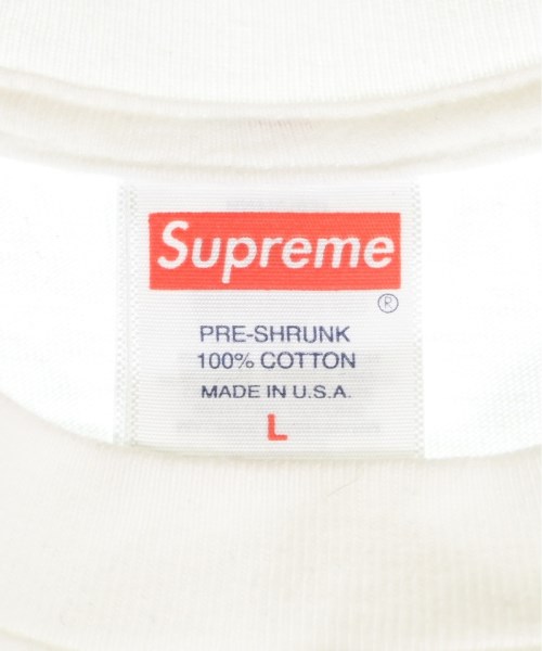 Supreme（シュプリーム）Tシャツ・カットソー 白 サイズ:L メンズ/2200665378140