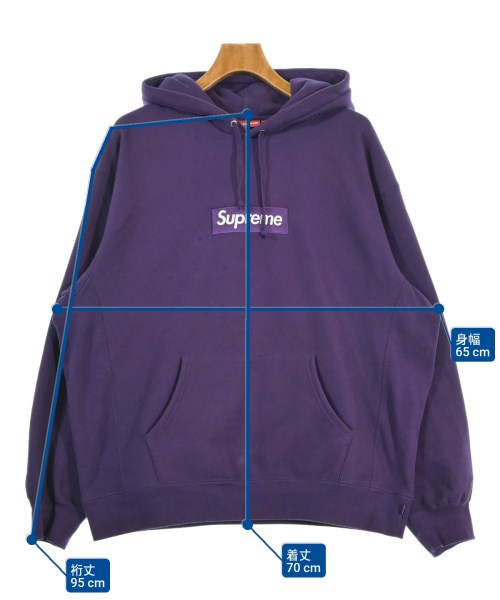 Supreme（シュプリーム）パーカー 紫 サイズ:L メンズ/2200667985223