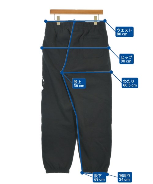 Supreme（シュプリーム）スウェットパンツ 黒 サイズ:M メンズ/2200669290028