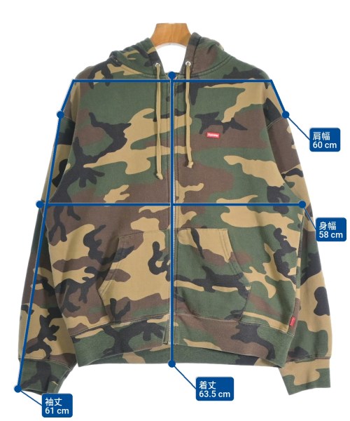 Supreme（シュプリーム）パーカー カーキ サイズ:M メンズ/2200669290035