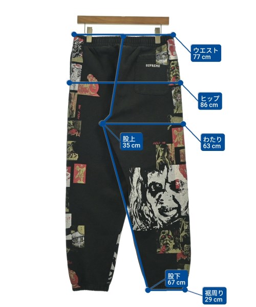 Supreme（シュプリーム）スウェットパンツ 黒 サイズ:S メンズ/2200669314113