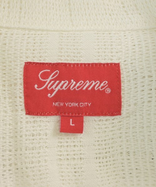 Supreme（シュプリーム）カジュアルシャツ 白 サイズ:L メンズ/2200667477025