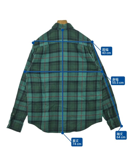 Supreme（シュプリーム）カジュアルシャツ 緑 サイズ:M メンズ/2200669992014