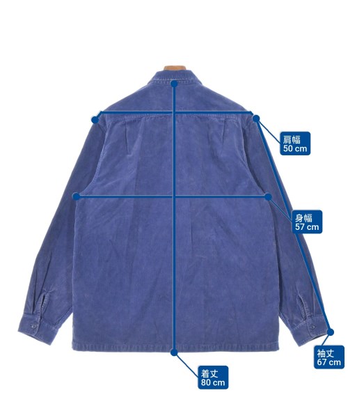 Supreme（シュプリーム）カジュアルシャツ 青 サイズ:XL メンズ/2200670070046